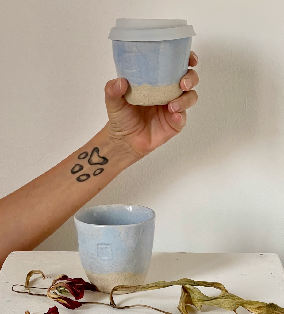 Tazza Tea Cammina con Me celeste - immagine 7