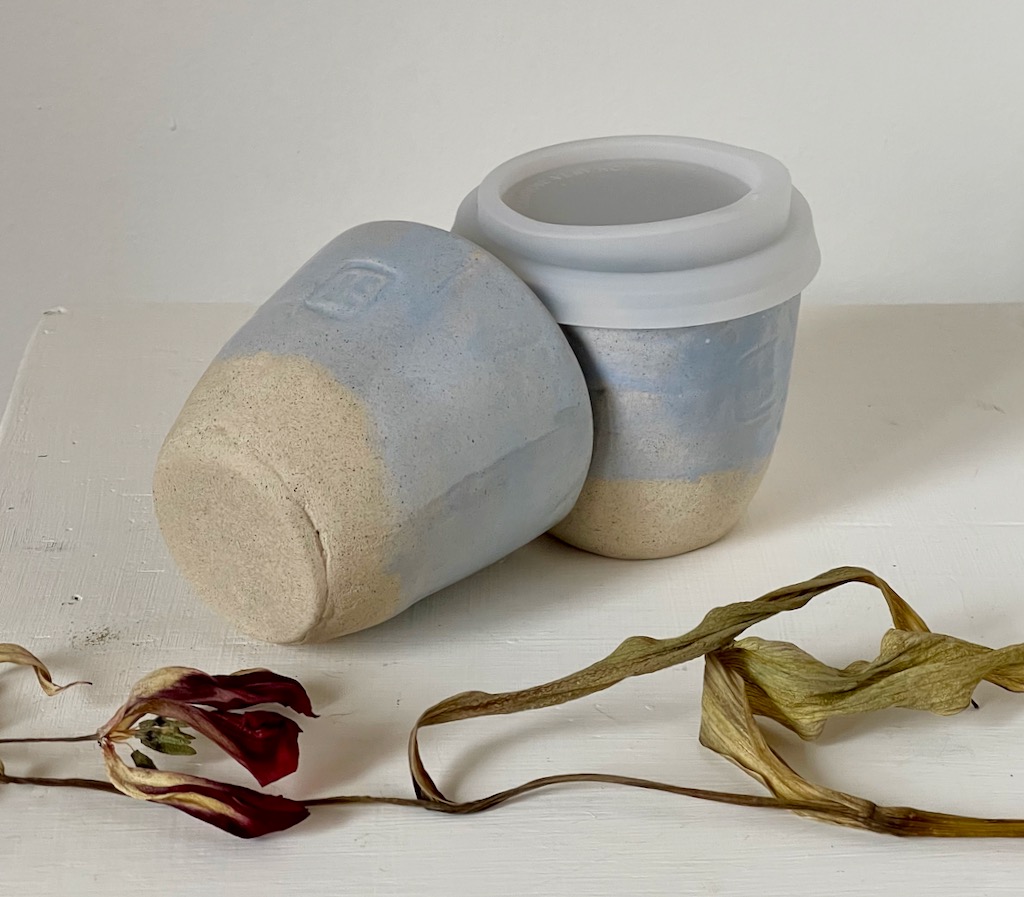 Tazza Tea Cammina con Me celeste