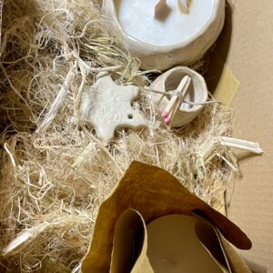 Box di Natale candela Burro