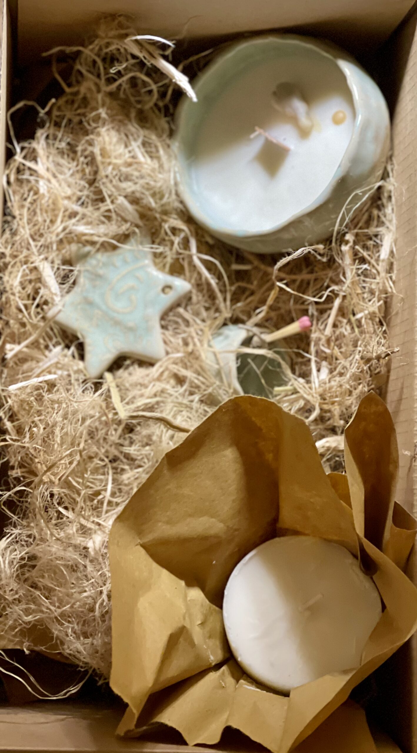 Box di Natale candela Salvia - immagine 3