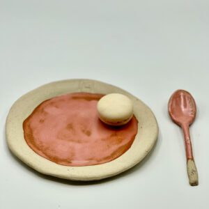 Piattino dessert Sabbia Coral