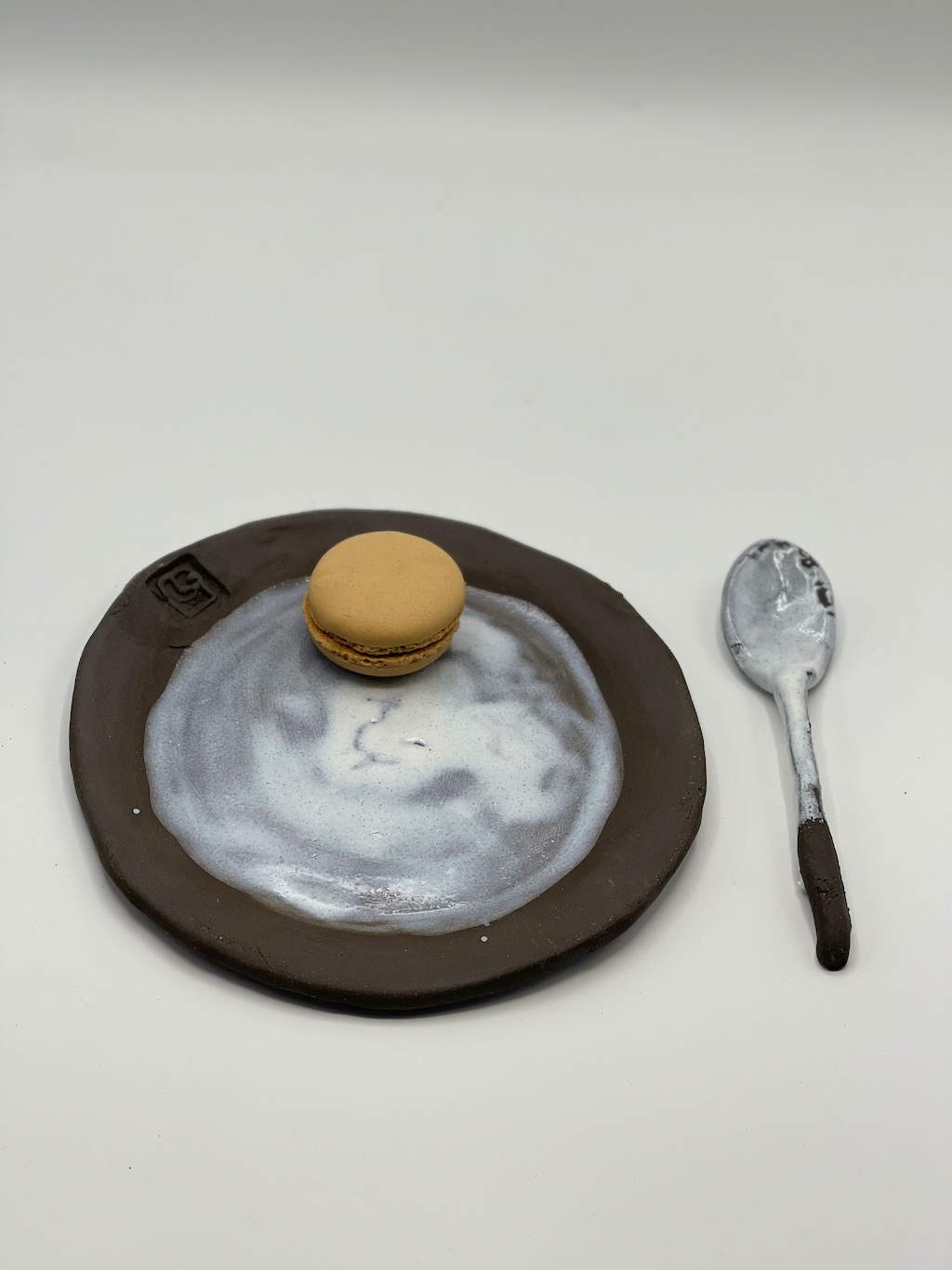 Piattino dessert Tonka White