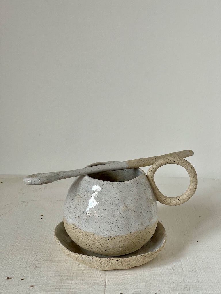 Tazza Tea Ball Crema - immagine 2