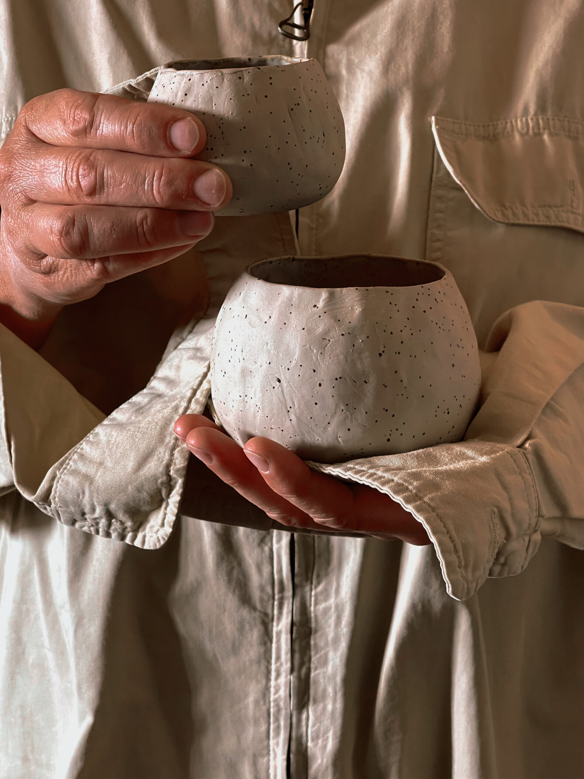 Tazza Coppa Quaglia chiaro rosa melanzana - immagine 5